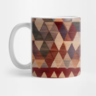 Deep Warm Tones Geometric Pattern Mug